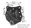 Ford Leaf Spring Hanger - Rear of Front M985